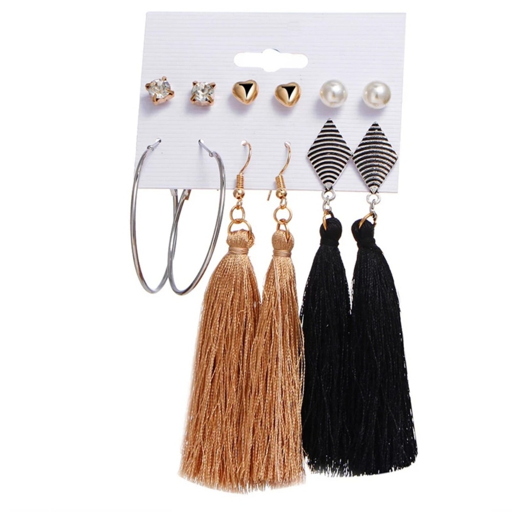 6 PC Earring Set - Picture 3 of 3